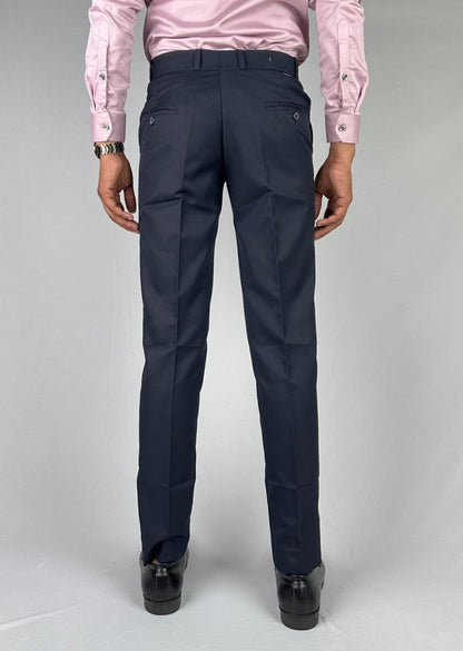 Navy Blue Trousers - VAO FASHION