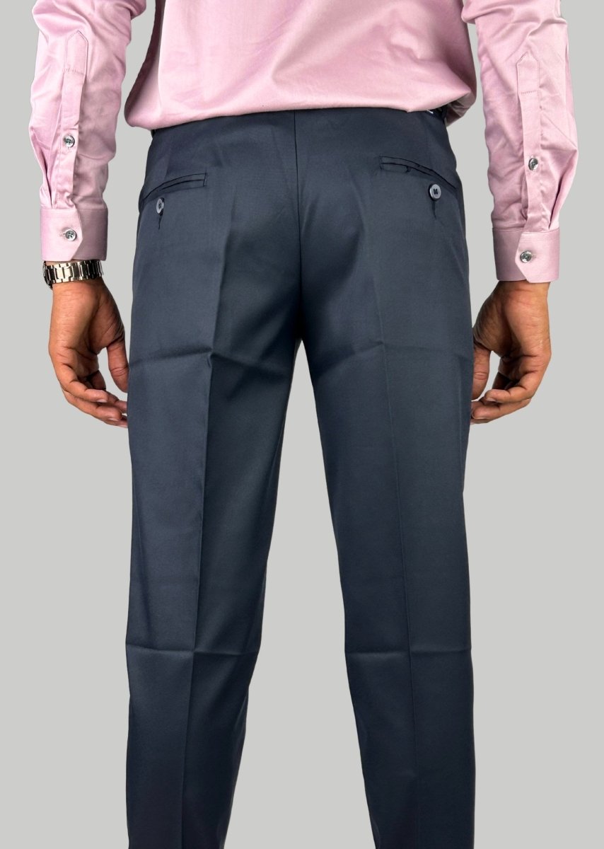 Navy Blue Trousers - VAO FASHION