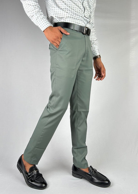 Sage Green Trousers - VAO FASHION